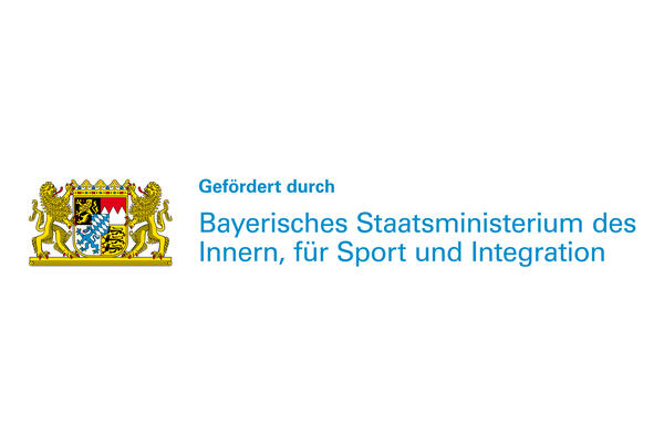 Bild vergrößern: Logo Gefrdert durch Bayerisches Staatsministerium des Innern, fr Sport und Integration